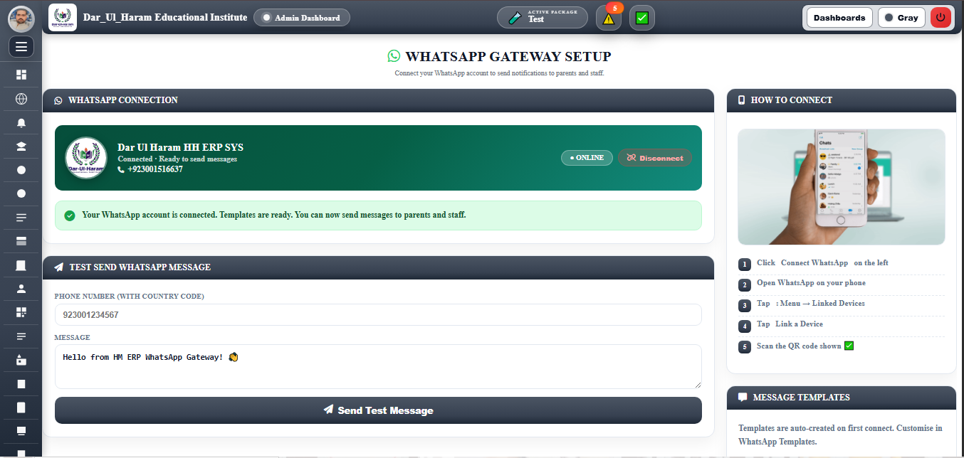 WhatsApp & SMS Alerts